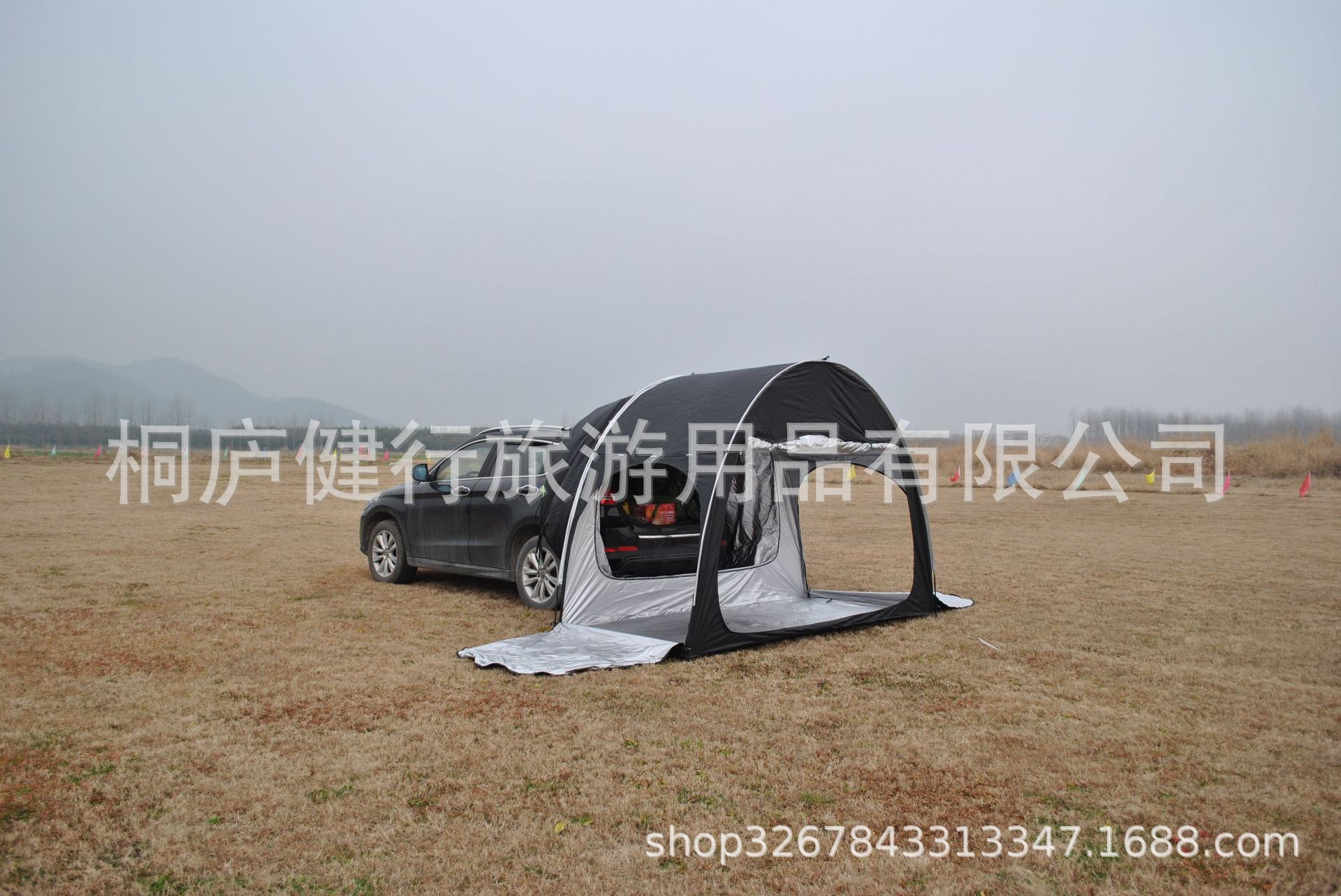 Cheap Goat Tents Outdoor Car Trunk Tent Sunshade Rainproof Tailgate Shade Awning Tent For SUV Car Self Driving Tour Barbecue Camping Tool   